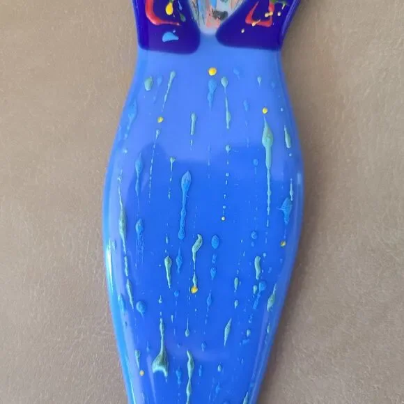 Vanity Mirror Handcrafted Handheld Lovely Moon Goddess One Of A Kind OOAK Art - Picture 12 of 16